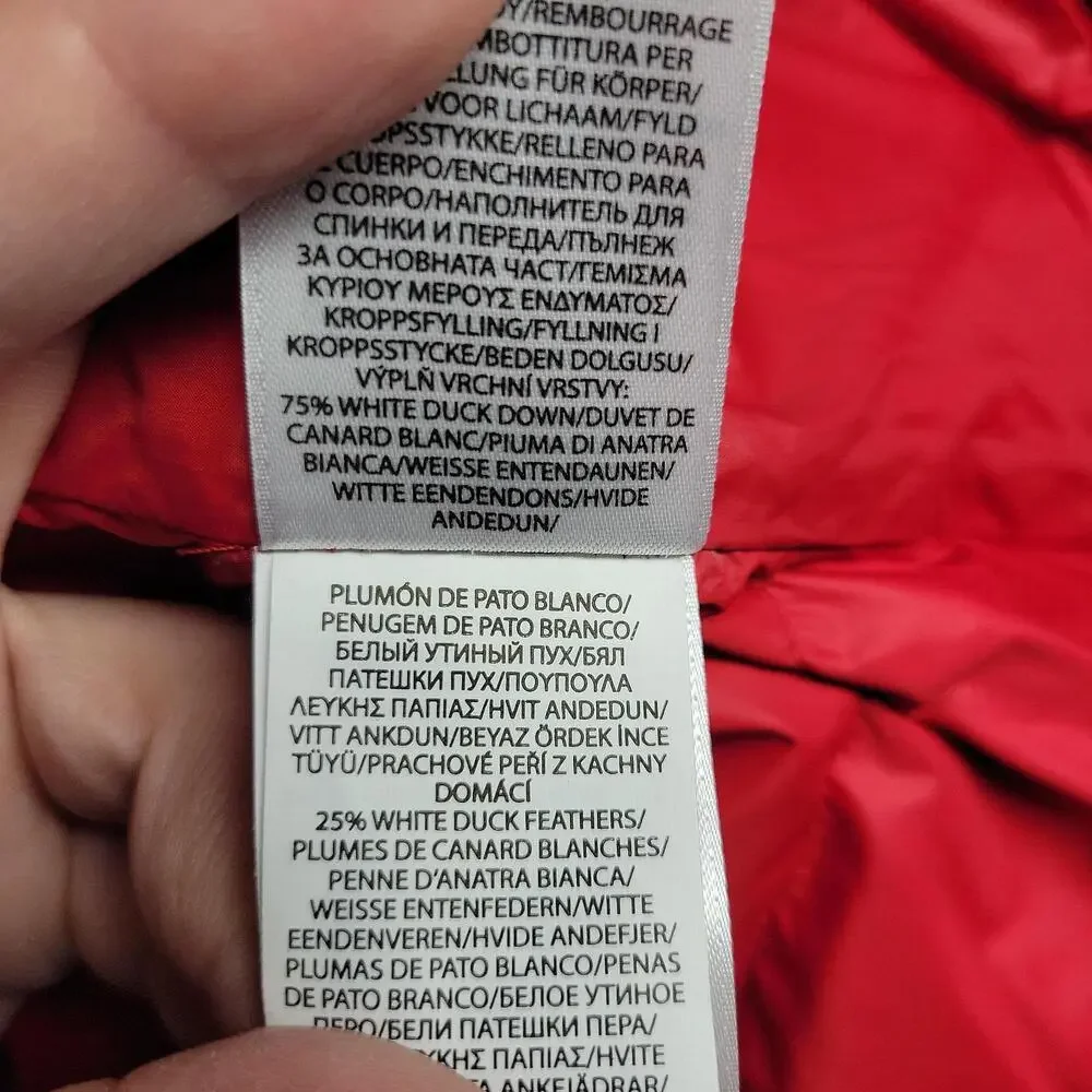 NWOT Polo Ralph Lauren El Cap Jacket 2XB Red Down Puffer Full Zip Hooded